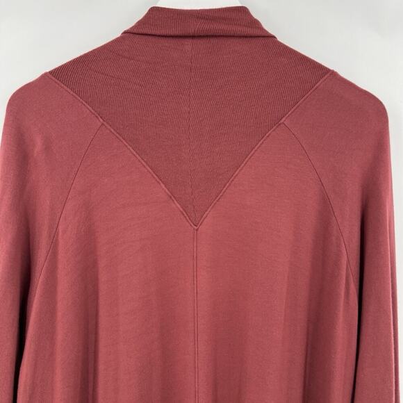Athleta Nirvana Wear Two Ways Wrap Cardigan Sweater Red 416969 Size XLT XL Tall - Picture 7 of 10